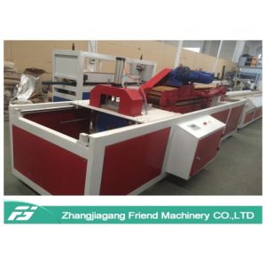 Powder Material Wood Plastic Composite Extrusion Machine Conical Twin Screw