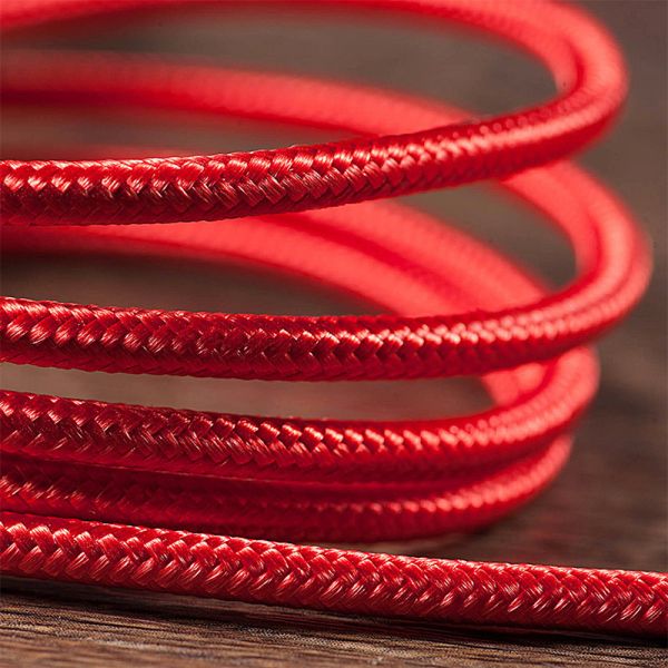 Nylon Braided USB Data Cable , USB Charging Cable For IPhone 6S / IPhone X