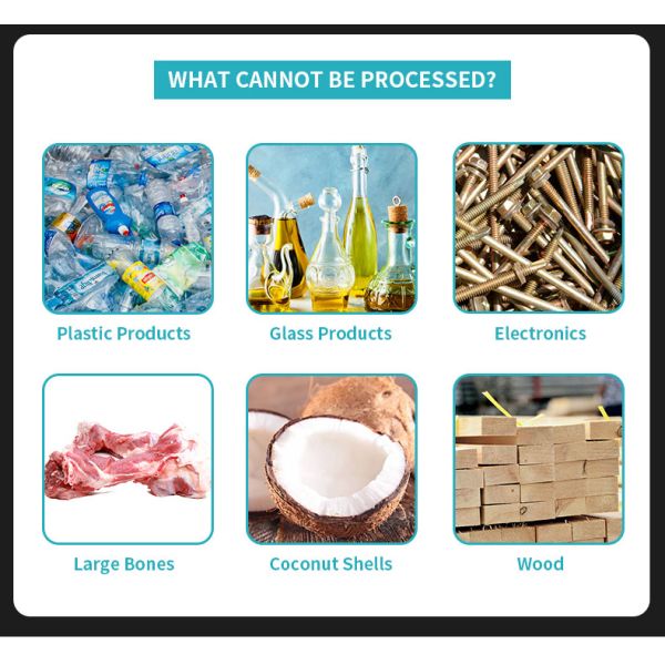 500/day Organic Waste Composting Machine Food Waste Compost