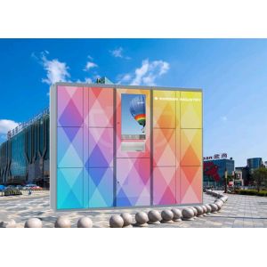 Cabinet Design Delivery Parcel Collection Lockers With Mixed Door Sizes