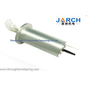 1 Channel MM fiber optic electro optical slip ring with 12 circuits 2A