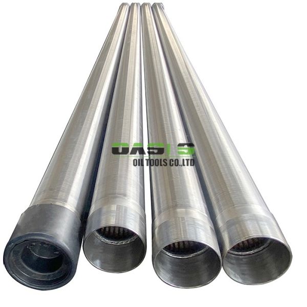 OASIS Premium Wedge Wire Water Well Screen – 6 5/8" OD, SS304L, 0.5mm Slot, STC Ends, 5.76m Length