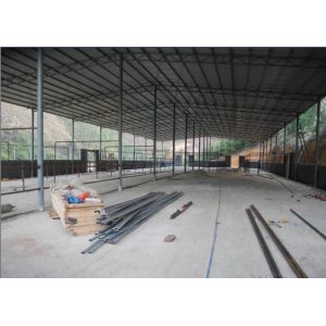 Poutltry Steel Framed Agricultural Buildings , Structural Steel H Beam with