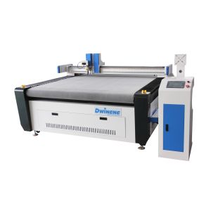 1625 Blue Oscillating Knife Cutting Machine For Making Gasket