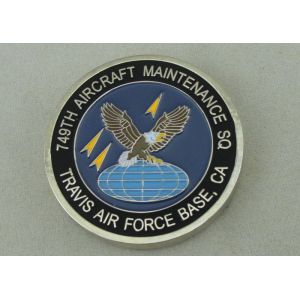 Aircraft Maintenance SQ Personalized Coins By Zinc Alloy Die Casting