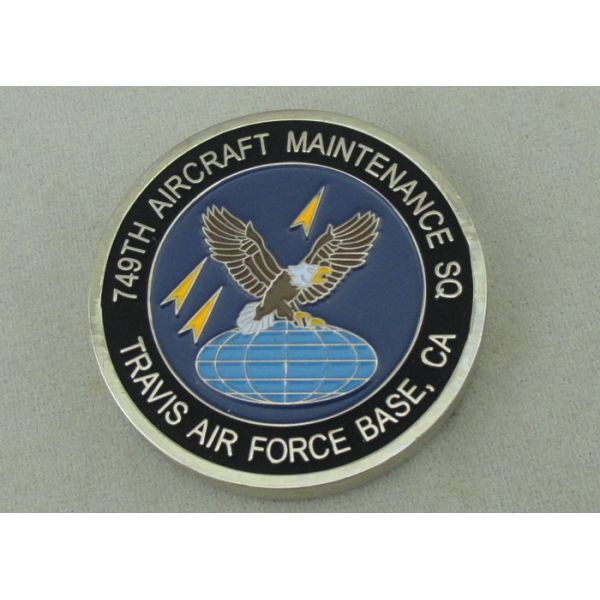 Buy Aircraft Maintenance SQ Personalized Coins By Zinc Alloy Die Casting at wholesale prices