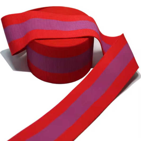 Custom Plain Twill Stripe Or Herringbone Design Polyester Elastic Webbing For