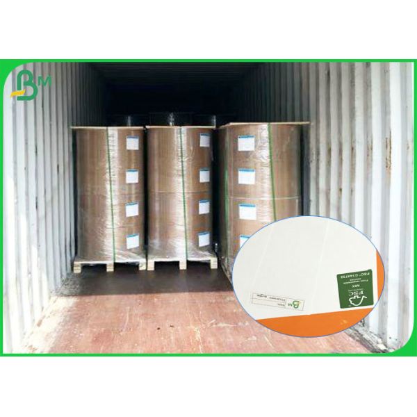 200gsm 250gsm 300gsm Coated Duplex Board With Grey Back Customized Size Great