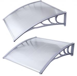 China Lightweight PC Door Canopy High Impact Twin Wall Polycarbonate Sheet Easy Installation on sale