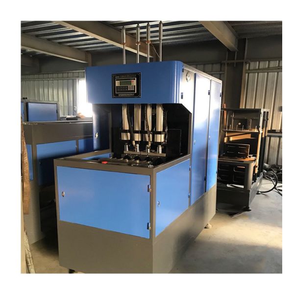 Buy 4 Cavity Semi Auto Blowing Cover Bottle Machine for Small Bottles and Customized Voltage at wholesale prices