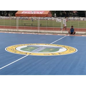 Breathable PU Sports Court Surface Harmless No Cracking Durable