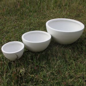 Fiber Clay Planters For Garden Durable And Modern Design