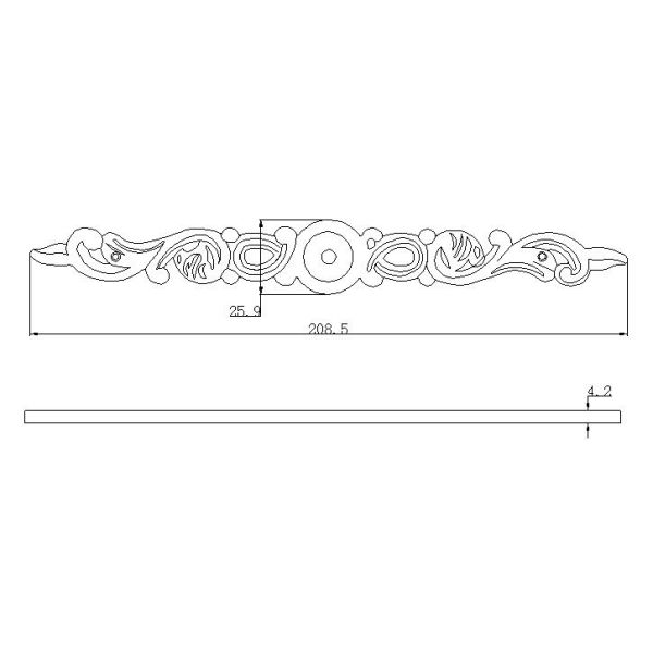 Oil Spraying Zinc Alloy Cabinet Handle Pulls / Hardware Drawer Pulls Antique