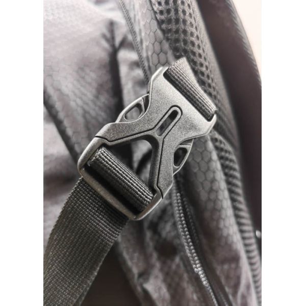 Large Capacity Custom Football Backpack , Black Soccer Backpack With Shoe Compartment