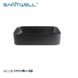 Chaozhou Suppliers Above Counter basin 2024 Vessel Sink Round Ceramic Basin Wall