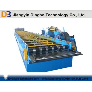 Colored Steel Plate / Galvanized Board Floor Deck Roll Forming Machine With 30