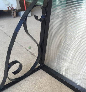 W150cm Polycarbonate Porch Canopy For Office Buildings