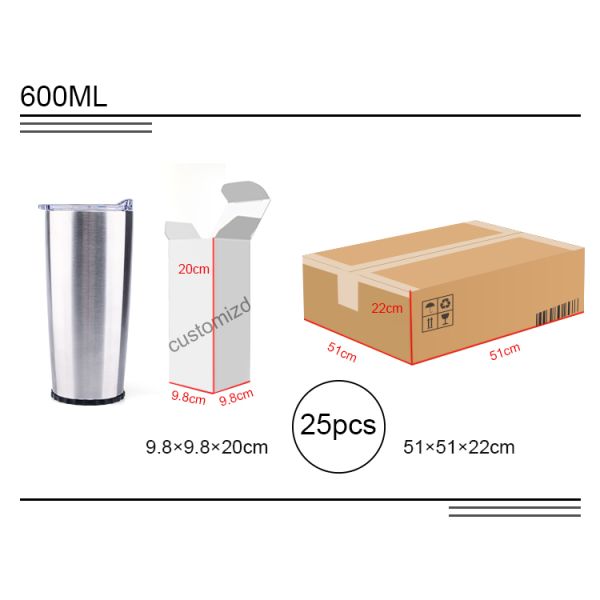 600ml hot sell Double Wall Stainless Steel Vacuum insulated water bottle Thermos Mugs with foldable straw