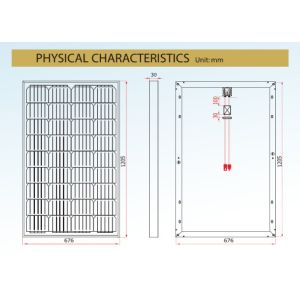 Quality Home Use 145 Watt Mini Monocrystalline Silicon Solar Panels for sale