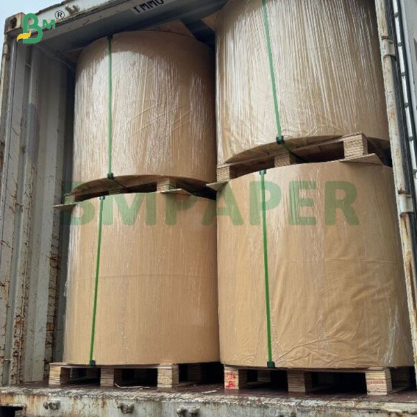 100g High Printing Food grade Brown Kraft Paper For Shopping Bag Food bag