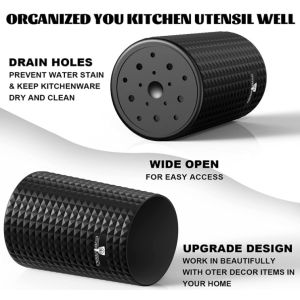 Antistain Silicone Kitchen Utensil Sets 16pcs Multiusage Rustless