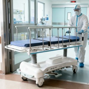 Trauma Hydraulic Stretcher Cart with Trendelenburg/Reverse-T Tilt Function