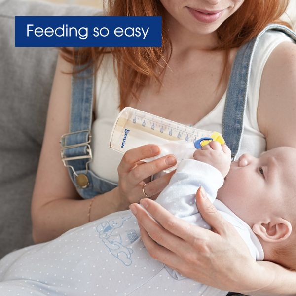 No Nipple Off To Make Milk Unique baby Feeding Bottle BPA Free 150ml Triangle Shape