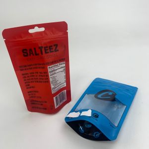 Small Cookie Edible Gummy Zipper stand up Pouches With Window