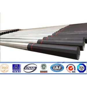 12m 1200 Dan Hot Dip Galvanized Utility Power Poles