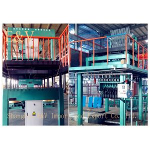 8mm 6000t PLC control Upward Casting Machine / wire making machine