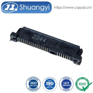 China 1.27mm pitch SATA C22F 86-pin female PCB connector gold-plated contact storage connector for SSD HDD server signal transmission customized power and data interface solutions for industrial application on sale