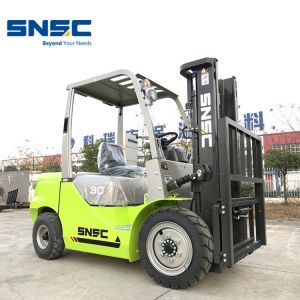 Customer Customized 3ton Forklift Sale with Solid Tire Options