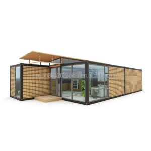 Steel Frame Galvanized Steel Bending 180g 20ft 40ft Prefab Home with Modern