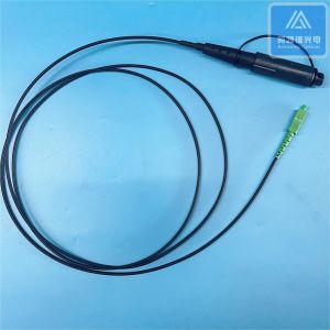 Armored Fiber Patch Cable 3m with Compatible Corning -SC/APC Connector LSZH