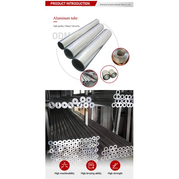 6061 7075 Aluminum Pipe - 1000/2000/3000/6000/7000 Series with Package Wooden Case 0