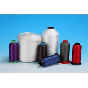 SGS Soft Thread Yarn / High Fire Retardant Polyester Sewing Thread