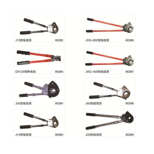 Ratchet Armoured Heavy Duty Cable Cutters Basic Construction Tools for Cutting