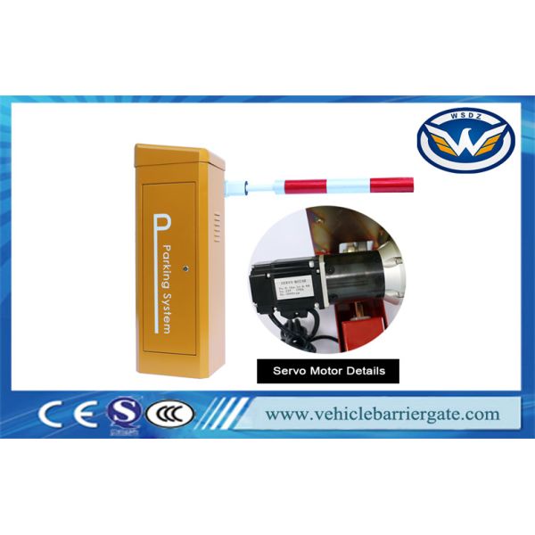 Heavy Duty Servo Motor Car Park Boom Barriers Gate With 10 Million Operation