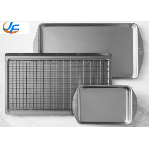 RK Bakeware China Aluminum Baking Tray Sheet With Cooling Rack