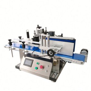 China Semi-Automatic Round Bottle Labeling Machine with PLC Touch Screen and 1 Year Warranty for High Accuracy Space Saving Operation on sale China Semi-Automatic Round Bottle Labeling Machine with PLC Touch Screen and 1 Year Warranty for High Accuracy Space Saving Operation on sale