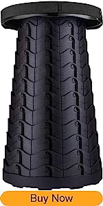 collapsible stool retractable folding telescopic telescoping foldable adults camping picnic BBQ