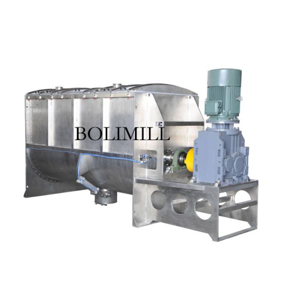 Buy Double Helical Ribbon Horizontal Food Powder Spice Paddle Mixer at wholesale prices