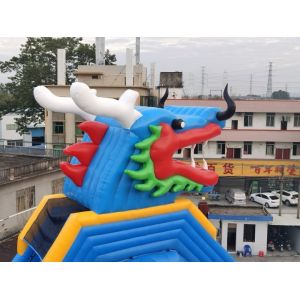 Dragon Inflatable Water Slides Adult Amusement Park Super Slide