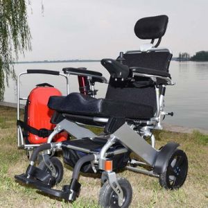 125KG Load Multifunction Lightweight Electric Wheelchair For Handicapped