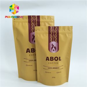 China Custom Food Grade Heat Sealing Aluminum Foil Pouch Packaging  Standing on sale