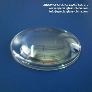 Customized Optical Pyrex Glass Lens Flashlight Glass Lens High Precision