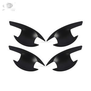 Door Handle Insert Matte Black For Mitsubishi Triton L200 Abs 2019-On Chrome