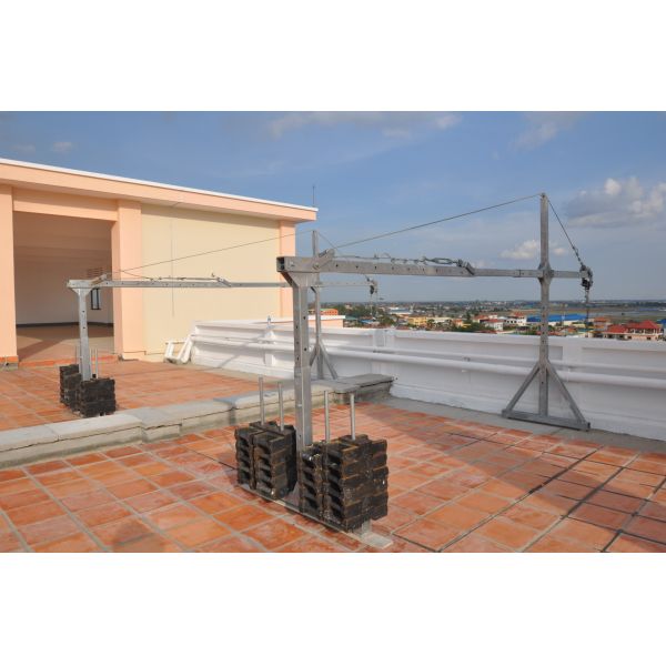 Custom 2300kg Rated Capacity Suspended Working Platform Hanging Device For
