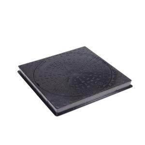 Drainage Square Manhole Cover Ductile Iron Recessed Drain Cover Light Weight