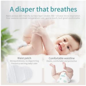OEM Diaper Free Sample Ultra Thin Soft Breathable Magic Tape Diapers Disposable